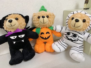 ハロウィンの飾り付け