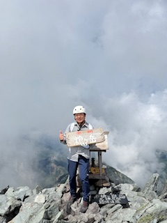 槍ヶ岳山頂